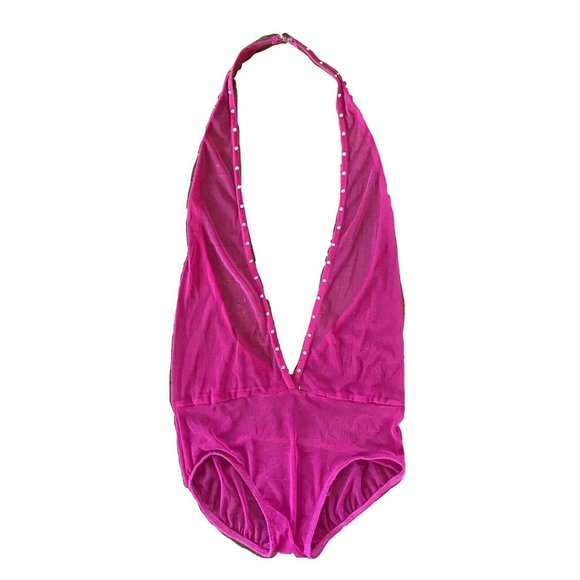 custom adult xs/s lyrical/contemporary dance costume hot pink - Picture 5 of 9